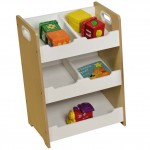 Organizator cu rafturi de stocare din lemn MDF si PIN  Liberty House